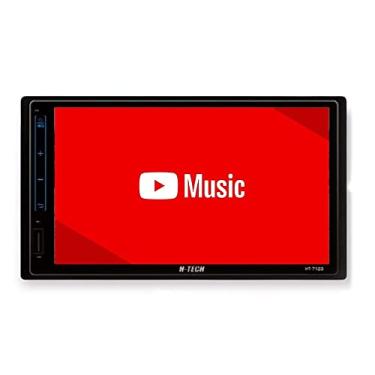 Imagem de Aparelho de som automotivo MP5 slim tela de 7" HT-7123 Sistema Android 11, 2GB de RAM 32GB de memória interna. Padrão japonês ou chinês