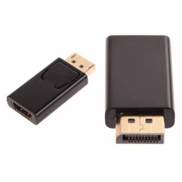 Imagem de Adaptador Displayport Macho para HDMI preto - Loja Wincabos