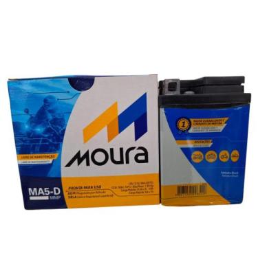 Imagem de Bateria Moura Moto Titan Fan Biz 5amperes Ma 5d Blindado