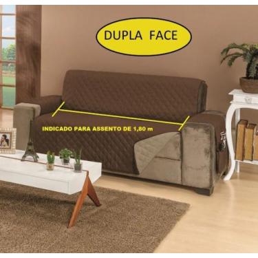 Imagem de Capa protetora sofa 3 lugares king 1.80 dupla face Manu - RIOS ENXOVAI