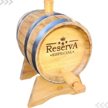 Imagem de Barril Tonel De Amburana 3 Litros Cachaça Amburana - BARRIL BRASIL