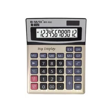 Imagem de Calculadora De Mesa 12 Dígitos Escritório Balcão Comercial - BMAX