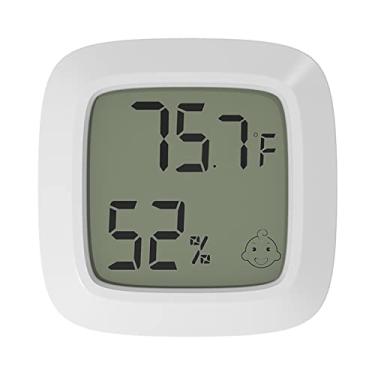 Imagem de Higrômetro interno Termômetro Accue Mini Hdity Desk Wall Magnetic Fácil instalação Eletrônico Tempeura Hdity Meters para casa Estufa Adega Escritório