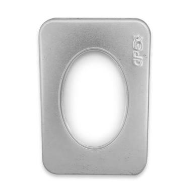 Imagem de Porta Tarô Estojo Metal Baralho Transparente12x8 cm - flash