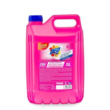 Imagem de Alvejante Sem Cloro Ultra Branqueador Roupas Brancas Coloridas 5 Litro