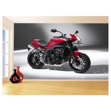 Imagem de Papel De Parede 3D Moto Sport Bike Naked Triumph 3,5M Bkm45 - Você Dec