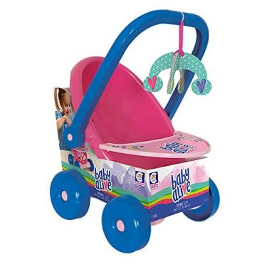 Imagem de Baby Alive Carrinho 3 em 1 Infantil Cotiplás Rosa/Azul