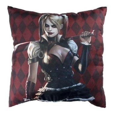 Imagem de Almofada Arlequina Enchimento Em Fibra Macia Marvel 40x40cm - Zona Cri