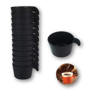 Imagem de Conjunto Copete 12 Porta Copos Descartável Empilhável Cantinho Café Es