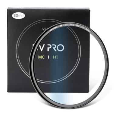 Imagem de VILTROX Filtro de lente de câmera de proteção UV MC de 82 mm, nano revestimentos multiresistentes de 18 camadas, HD/hidrofóbico/resistente a arranhões para câmeras Nikon, Canon, Fuji e mais