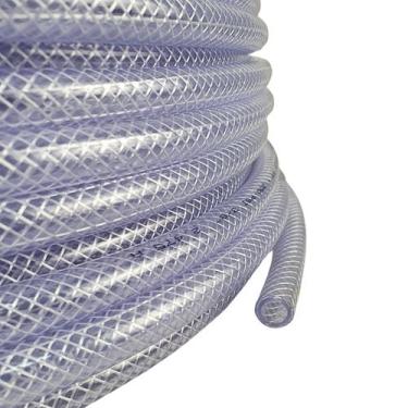 Imagem de Mangueira PT 250 Cristal Atóxica Chopp Trançada 1/4 Polegadas - 10 Met