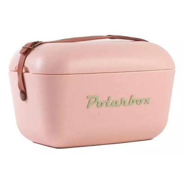 Imagem de Caixa Térmica Cooler Retrô Polarbox 20 Litros Rosa Vintage