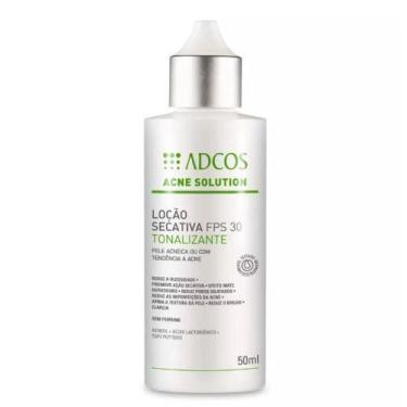 Imagem de Adcos Profissional Acne SolutionTonalizante Loção Secativa FPS 30 50ml