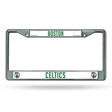 Imagem de Rico Industries NBA Basketball Boston Celtics Moldura cromada premium 30,5 cm x 15,2 cm