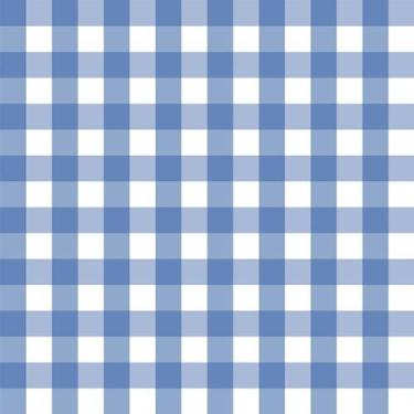 Imagem de Papel de Parede Bosque da Imaginação Xadrez Azul 80690 - Studio