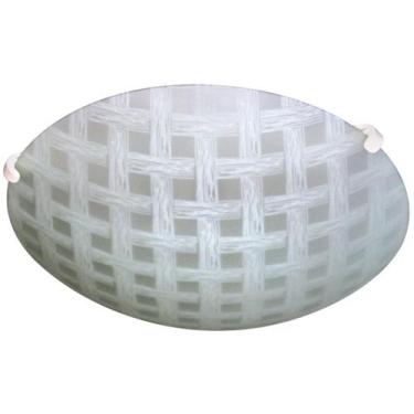 Imagem de Plafon Trelica Vidro 25cm 1 Lamp. E-27 Max 60w - Home Line