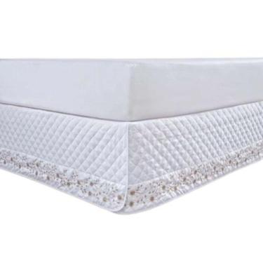 Imagem de Saia para Box Pluma Bordada King 01 Peça - Sulamita