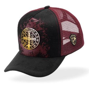 Imagem de Boné Preto Medalha De São Bento Masculino Feminino - Pampas Country, P