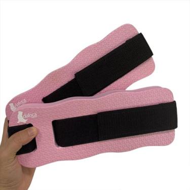 Imagem de Par Caneleiras Hidroginástica EVA 2 à 3kg Rosa DF1097 Dafoca - Dafoca 
