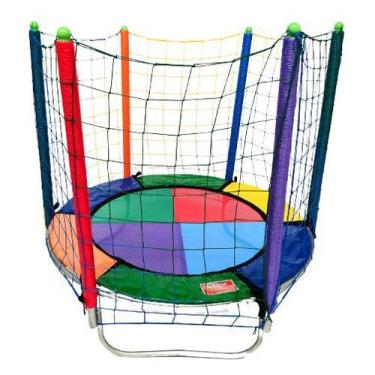 Imagem de Cama Elástica Infantil 1,50m Multicolorido - Marujão Store