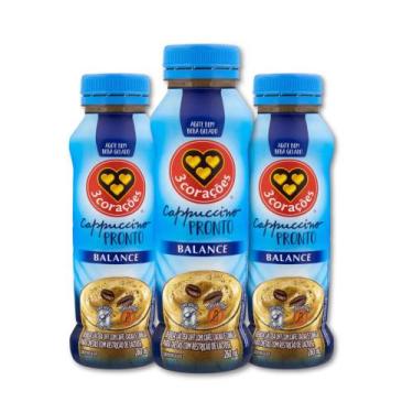 Imagem de Cappuccino Pronto Três Corações Balance Kit 3 Capucino 260ml