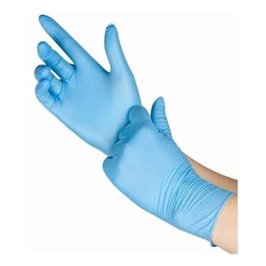 Imagem de Luva Nitrilica Azul Procedimento Não Cirúrgico Sem Pó M - unigloves
