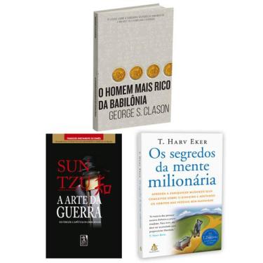 Imagem de Kit 3livros, A  Arte da Guerra + O Homem Mais Rico da Babilônia + Os S