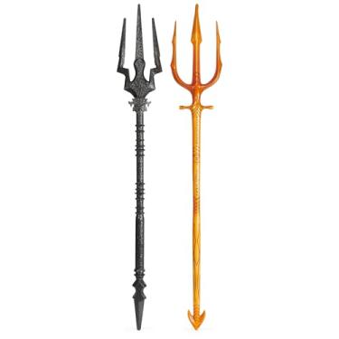 Imagem de Aquaman DC Comics, and Black Manta Tridents, 35-inch Movie-Styling, Super Hero Costume, Kids Roleplay for Boys and Girls Ages 4+