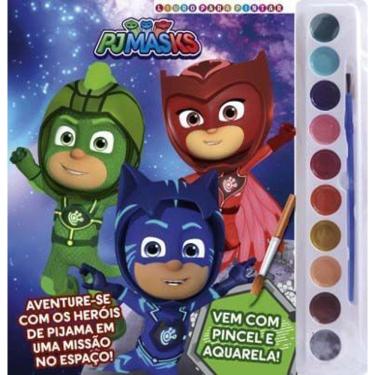 Imagem de Pj Masks - Livro Para Pintar Com Aquarela