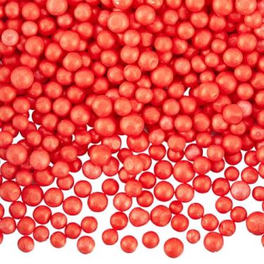 Imagem de SOFPLATE 1800 peças de enchimento de bolas de espuma, enchimento de vaso de bola vermel...