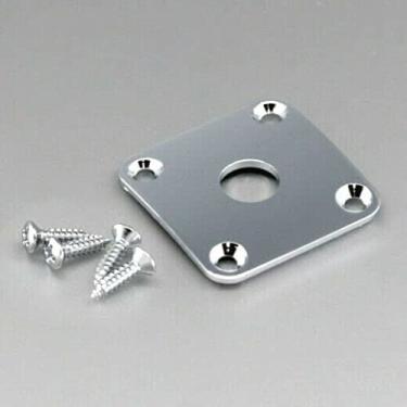 Imagem de Gotoh JCB-4C Les Paul Style Jack Plate com parafusos - cromado
