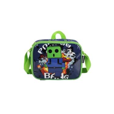 Imagem de Luxcel, Lancheira Térmica Masculina Escolar Infantil Luxcel Original Cor:Azul