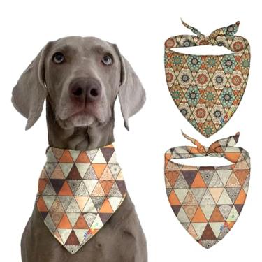 Imagem de Polaina de pescoço para cães grandes, bandanas para raças pequenas e médias, acessórios de cachecol refrescante, decorações de aniversário ao ar livre, presente 3D, estilo boêmio clássico, 1 peça