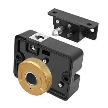 Imagem de Bothyi Fechadura Biométrica para Gaveta de Arquivos com Reconhecimento de 20 Impressões Digitais, Dourado