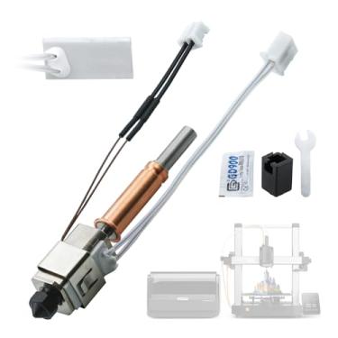 Imagem de Xirbbo Atualização Hotend Para Kobra 3 Combo Kit De Extrusora De Cabeça De Impressão Bloco Aquecedor Cartucho De Aquecimento Termistor Com Bico De Aço Endurecido De 0,4 Mm Capa De Silicone Para Impres