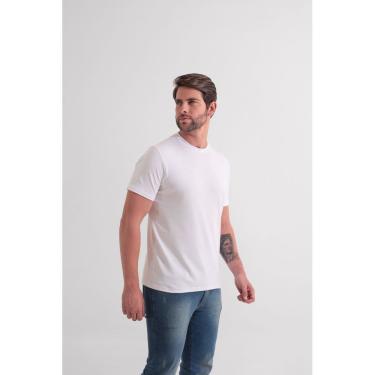 Imagem de Camiseta Masculina Slim Pima Algodão Peruano Básica