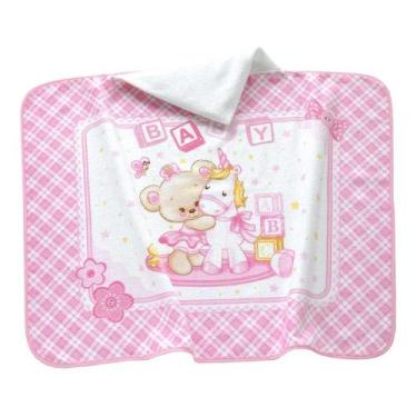 Imagem de Toalha Bebê Banho Capuz Döhler Carinho Urso/Unicórnio - Dohler