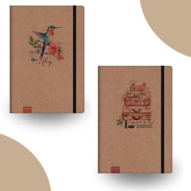 Imagem de Caderneta SB Notes Médio Pautado Kraft Capa Dura Redoma