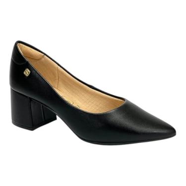 Imagem de Sapato Santinelli Scarpin Salto Bloco 1534-001 Preto