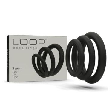 Imagem de Lynk Pleasure Products Anéis Penianos Loop - Conjunto De Intensificador De Pênis De Silicone De Grau Médico Para Homens - Duram Mais E Obtêm Ereções Mais Duras - Suporta Ed - Conjunto De 3 Pequenos Mé