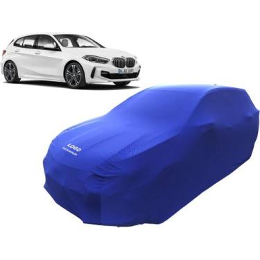 Imagem de Capa Automotiva Para Bmw 118i Tecido Helanca Lycra - Mz, Azul