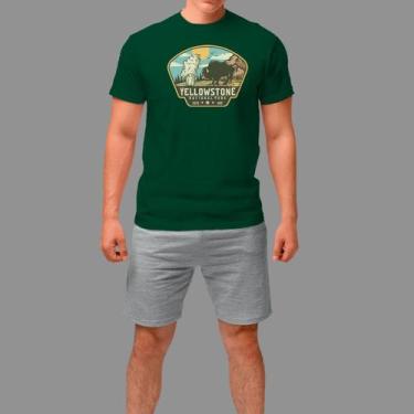 Imagem de Camisetas Básica Masculina Moda De Country confortável Manga Curta - R