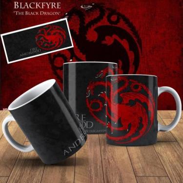 Imagem de Caneca de Porcelana 325ml Personalizada Game Of Thrones Decorada - Gen