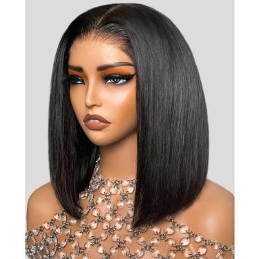 Imagem de Peruca Bob Arabella 30cm - Cabelo Humano 12A com 210% de Densidade (Se