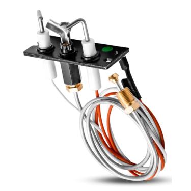 Imagem de JUFZQO Montagem piloto serve para aquecedor, majestic, Heat-N-Glo, lareiras Quadra-Fire, montagem piloto de gás natural (NG) substitui 2090-012 SRV2090-012 2198-012