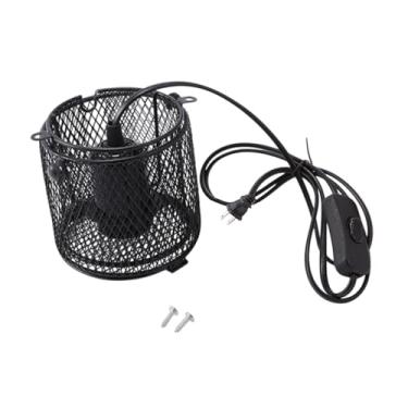 Imagem de Generic Sombra de lâmpada de réptil, emissor de calor de cerâmica, E27 Basking aquecedor Tampa da lâmpada para Tartaruga de Dragão barbudo (sem lâmpada)