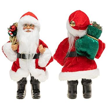 Imagem de Magizi by Tuut, Decoração de Natal, Papai Noel Tradicional, 25cm, Vermelho