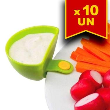 Imagem de Kit 10 Molheiras Clip Porta Ketchup Molhos - cores sortidas - Yaay