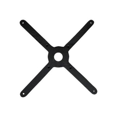 Imagem de Trava de Mesa Base Veroninha Jardim em Ferro Fundido 42x42cm - FUNDIÇÃ