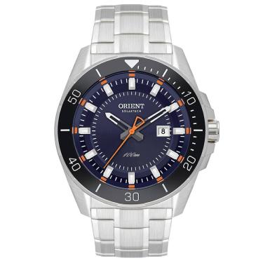Imagem de Relógio ORIENT masculino solartech prata MBSS1498 D1SX